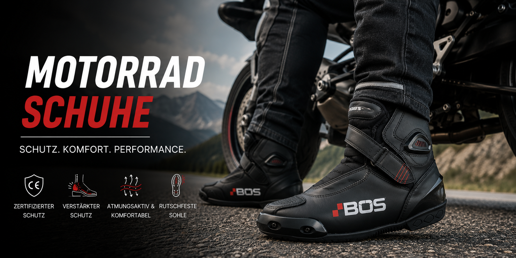 Motorradschuhe 