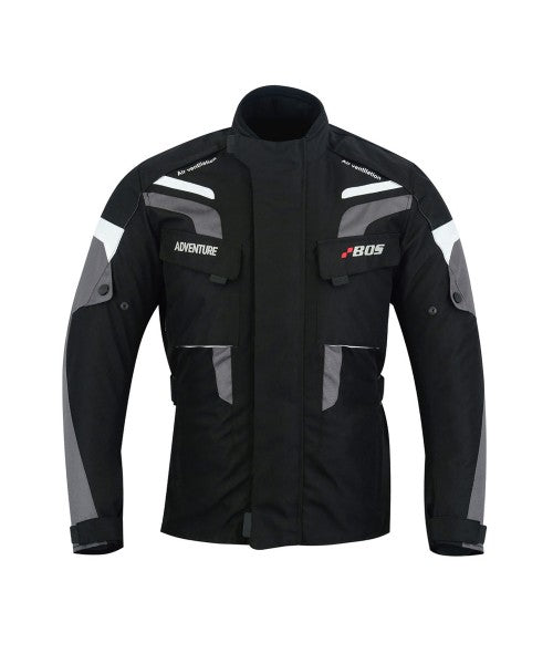 Motorradjacke für Herren mit CE-Protektoren Touring- –Ganzjährig.