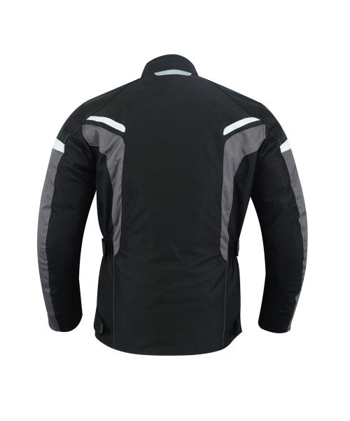 Motorradjacke Herren Wasserdicht Allwetter mit CE-Level-1-Protektoren – BOS Adventure