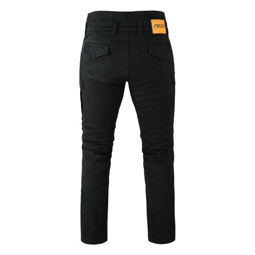 Motorrad-Cargohose mit Aramid-Verstärkung und CE-Level-2-Knieschutz