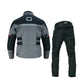 RebStock Summer Motorcycle Suit Grey Black