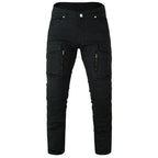 Motorrad-Cargohose mit Aramid-Verstärkung und CE-Level-2-Knieschutz
