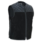 Road Star Herren Nubukleder Weste – Klassischer Biker-Look