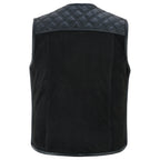 Road Star Herren Nubukleder Weste – Klassischer Biker-Look