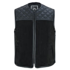 Road Star Herren Nubukleder Weste – Klassischer Biker-Look