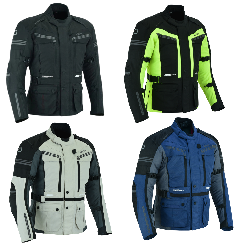 Motorrad Touringjacke Wasserdicht CE Protektoren