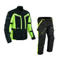 RebStock 2-Piece Summer Motorcycle Suit  Neon Green