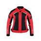 Aylin Motorcycle Jacket  Red and Black