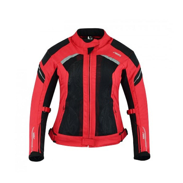 Aylin Motorcycle Jacket  Red and Black