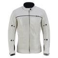 Motorradjacke Damen Sommer Grau – Leicht & Atmungsaktiv