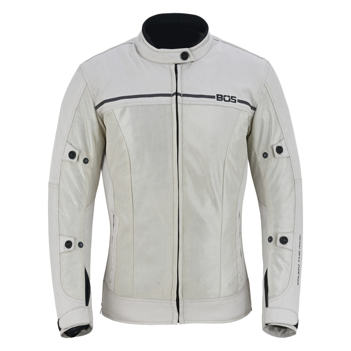 Motorradjacke Damen Sommer Grau – Leicht & Atmungsaktiv