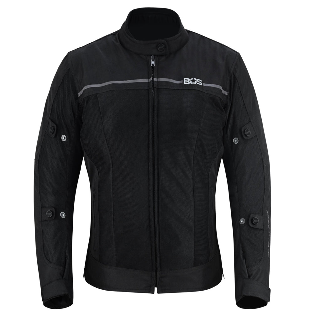 Damen Motorrad Sommerjacke Mesh mit CE-Protektoren
