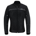 Damen Motorradjacke Sommer Mesh mit CE-Protektoren – Leicht & Atmungsaktiv