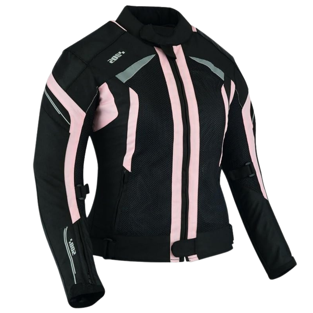 Motorradjacke Damen Sommer CE Protektoren Leicht