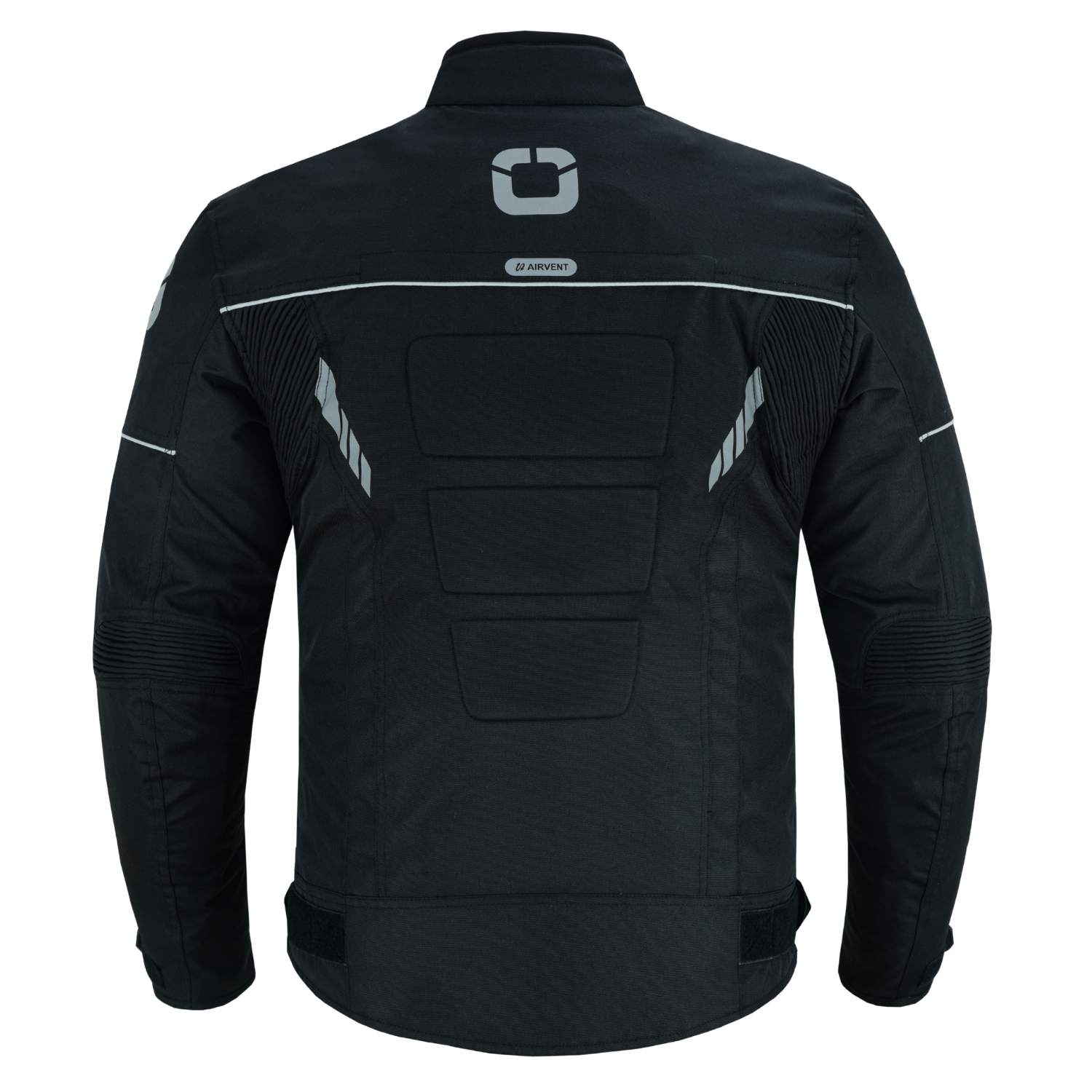 Motorradjacke Herren Schwarz Wasserdicht CE
