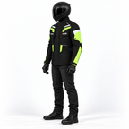 Motorradjacke Herren wasserdicht mit CE-Protektoren und herausnehmbarem Futter