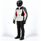 Touring-Motorradjacke aus Polyester mit herausnehmbarem Thermofutter