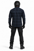 BOS Lumberjack Motorradhemd Herren Kariert mit CE-Protektoren und Aramid-Verstärkung