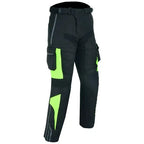 Herren Motorrad Touringhose mit verstellbarer Taille und Oberschenkeltaschen