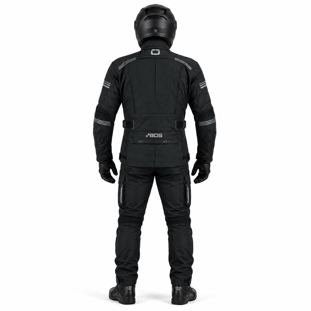 Motorradjacke Lang Touring CE Schutz Wasserdicht