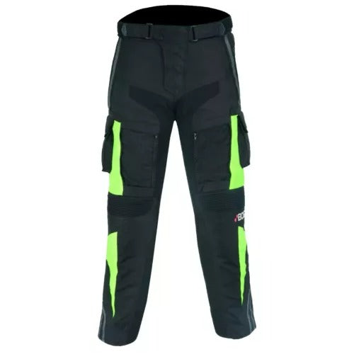 Herren Motorrad Touringhose mit verstellbarer Taille und Oberschenkeltaschen