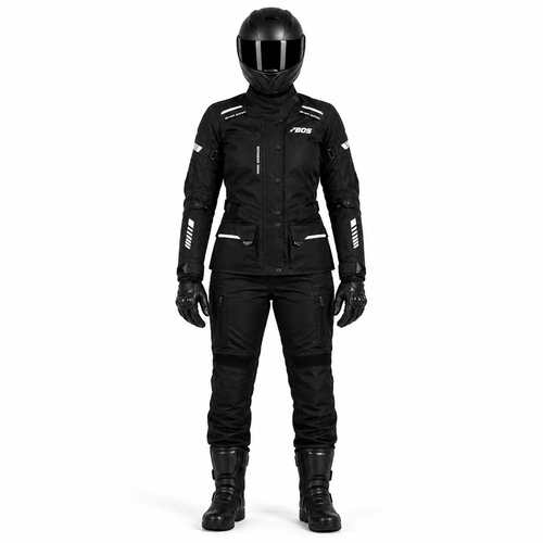 Damen Motorrad Touringjacke Wasserdicht CE Schutz