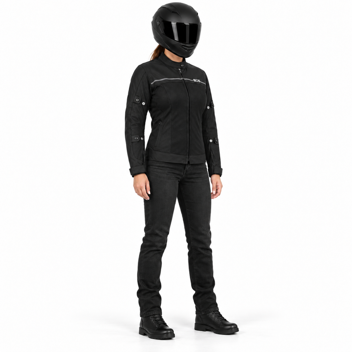 Damen Motorradjacke Sommer Mesh mit CE-Protektoren – Leicht & Atmungsaktiv