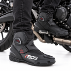 Motorradstiefel BOS aus Rindleder – Wasserdicht mit Hipora-Membran