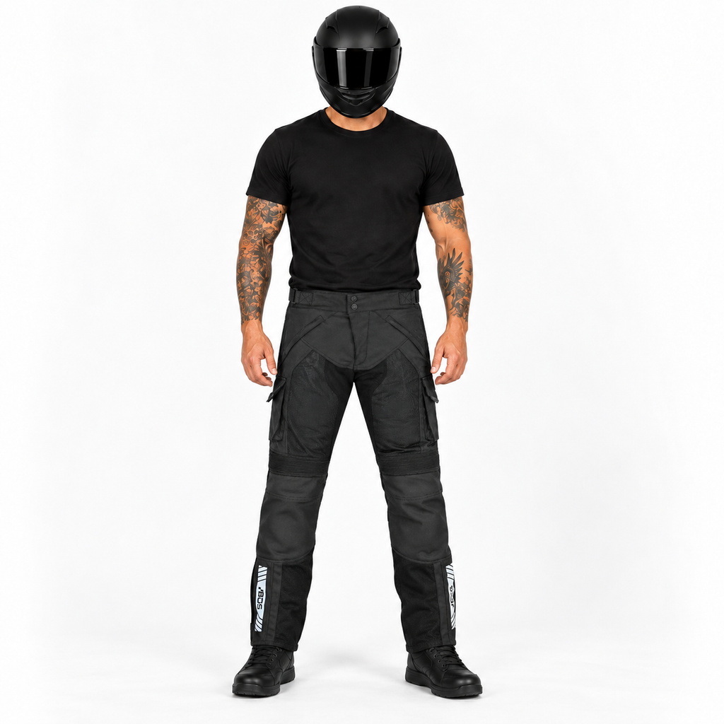 Motorradhose wasserdicht CE Knieschutz Touring Hose
