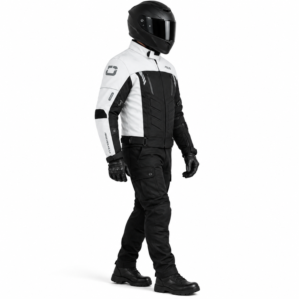 Motorradjacke Herren Wasserdicht mit CE Schutz