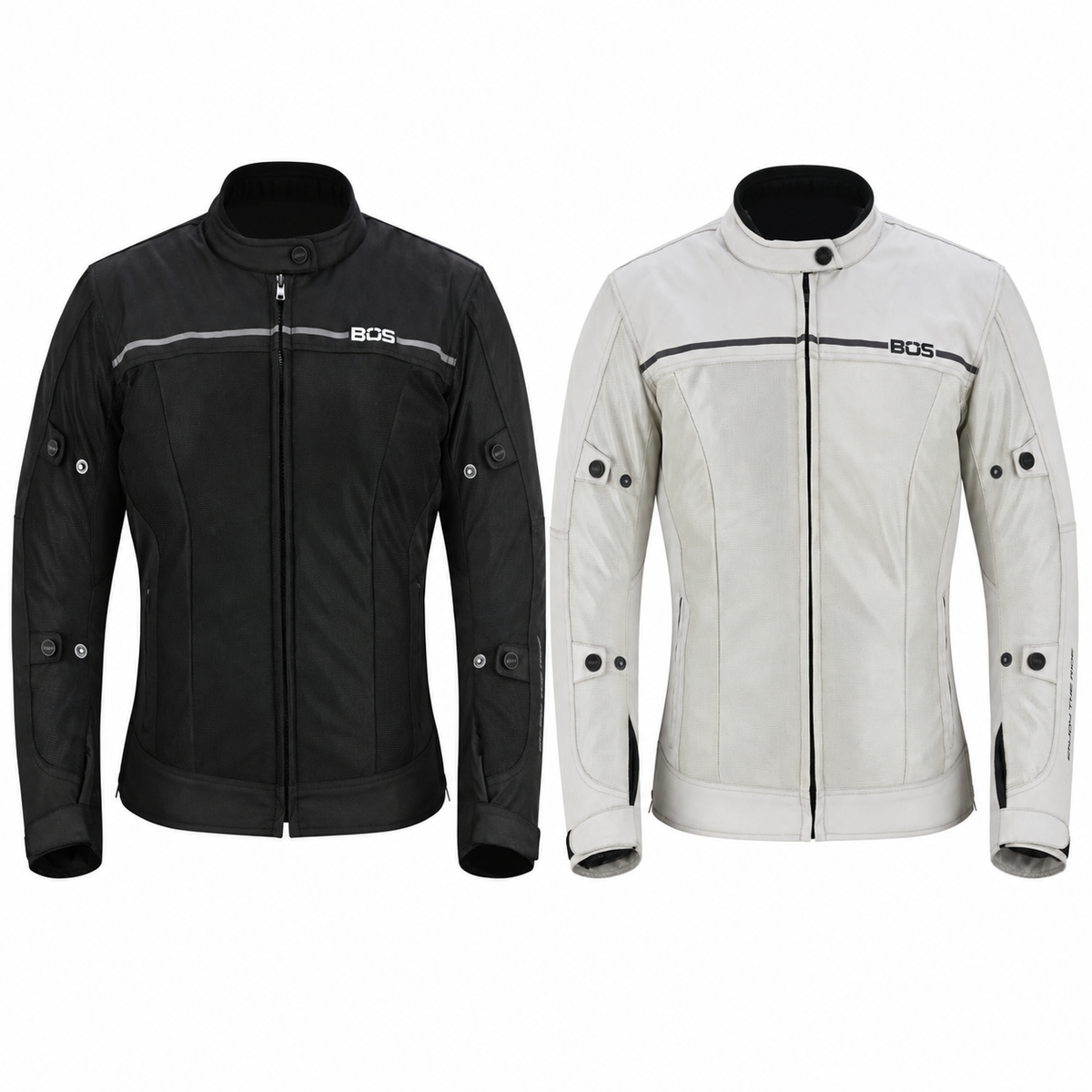 Damen Motorradjacke Sommer Mesh mit CE-Protektoren – Leicht & Atmungsaktiv