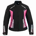 Damen-Motorradjacke mit CE-Protektoren und herausnehmbarem Futter – Sommer & Winter