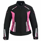 Damen-Motorradjacke mit CE-Protektoren und herausnehmbarem Futter – Sommer & Winter