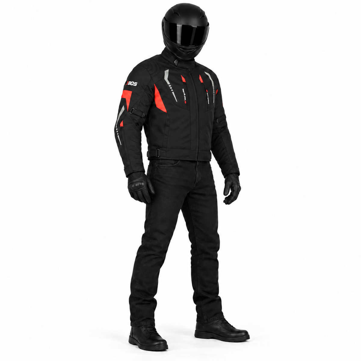 Herren Motorrad Touringjacke mit Protektoren – Textiljacke für Touren