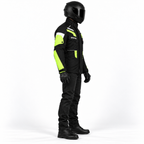 Motorradjacke Herren wasserdicht mit CE-Protektoren und herausnehmbarem Futter