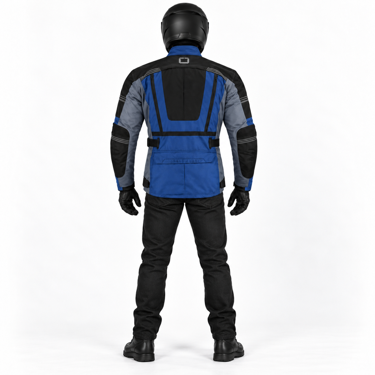 Motorradjacke-Touring Wasserdichte für Herren mit CE-Protektoren – Ganzjährig
