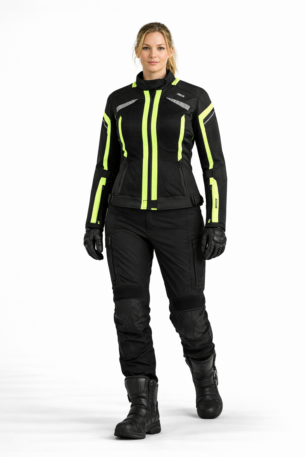 Motorrad Sommerjacke Damen Atmungsaktiv CE