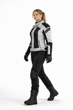 Damen Motorrad Sommerjacke mit CE Protektoren