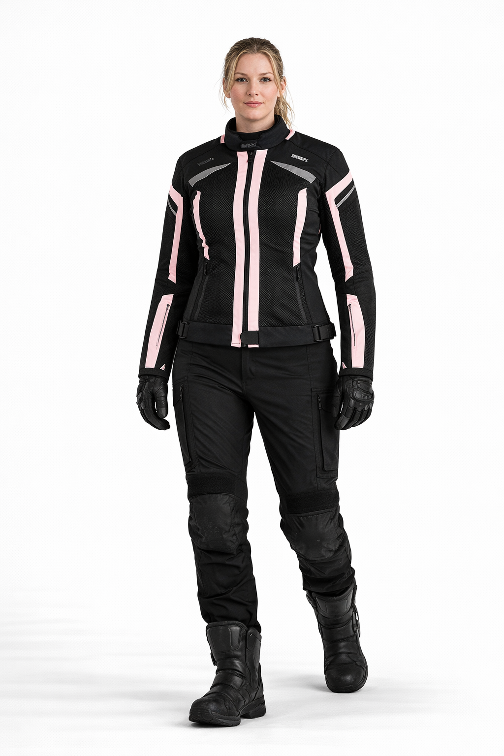 Motorradjacke Damen Sommer CE Protektoren Leicht