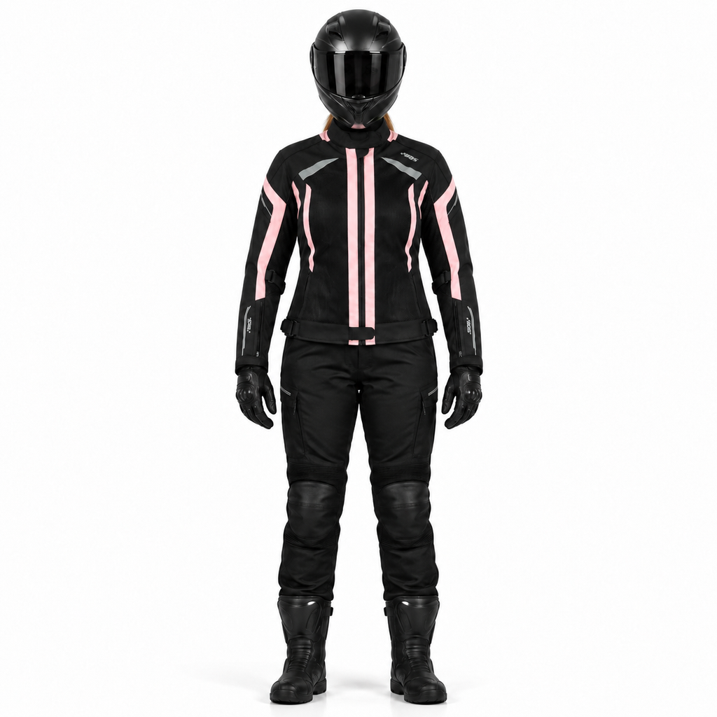 Damen Motorradjacke Aylin, Sommer Motorradjacke mit CE-Protektoren