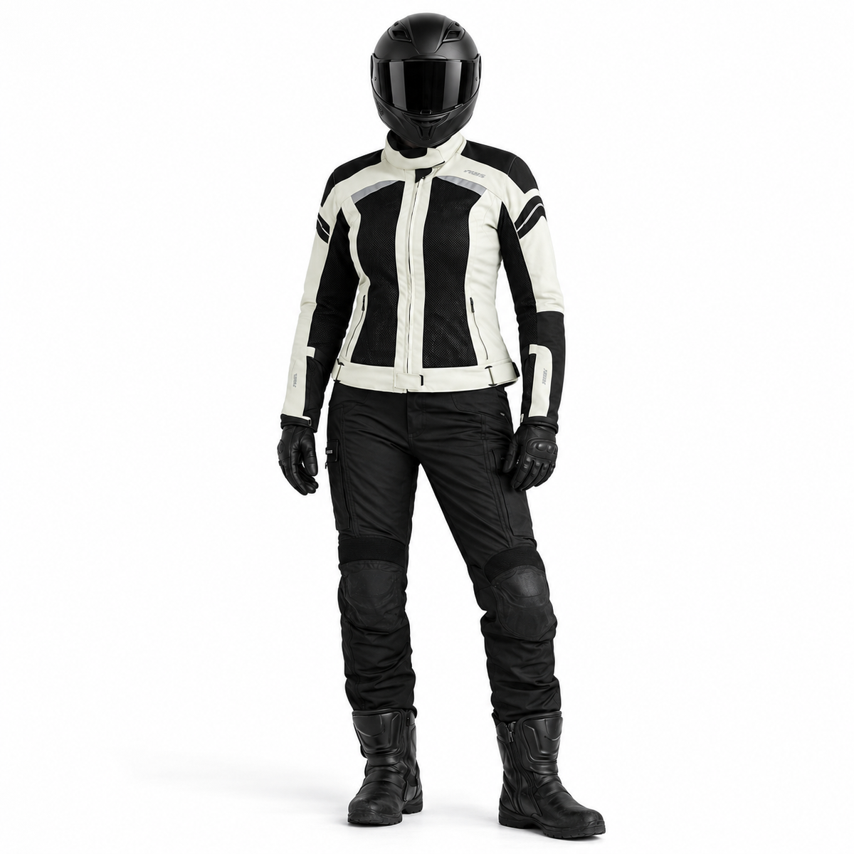 Damen Motorradjacke Aylin, Sommer Motorradjacke mit CE-Protektoren