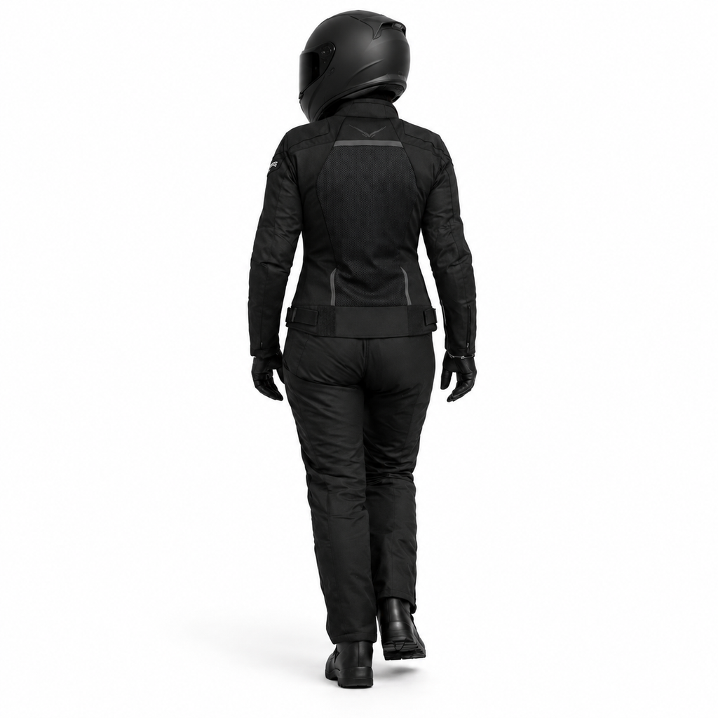 Damen Motorradjacke Aylin, Sommer Motorradjacke mit CE-Protektoren
