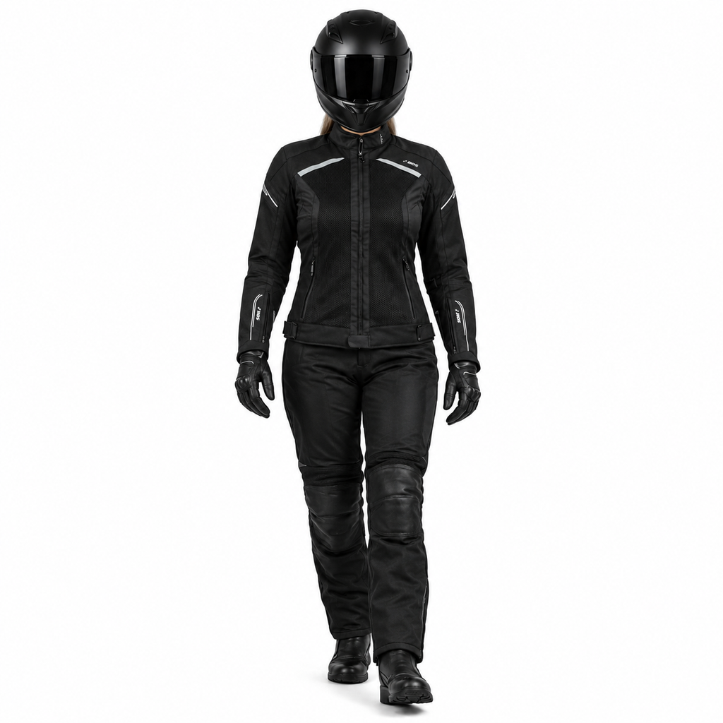 Damen Motorradjacke Aylin, Sommer Motorradjacke mit CE-Protektoren