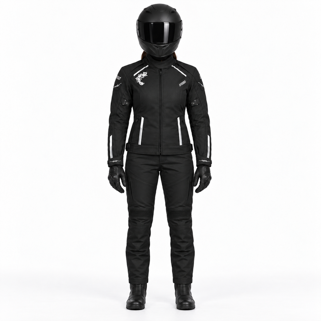 Motorradjacke Damen Wasserdicht mit Protektoren – BOS