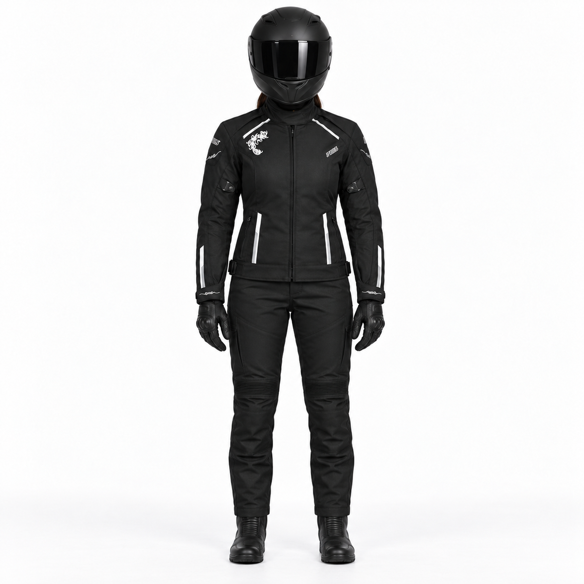 Damen-Motorradjacke mit Protektoren – für Sommer und Winter