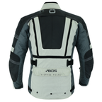 Motorrad Touringjacke Grau Wasserdicht CE Schutz