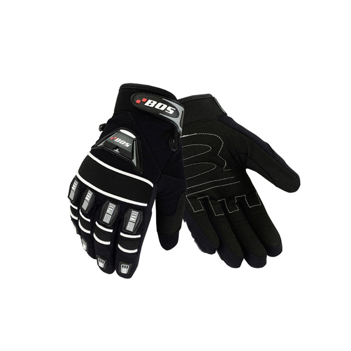 Motorrad Lederhandschuhe für den Sommer Schwarz
