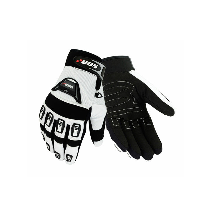 Motorrad Lederhandschuhe für den Sommer Weiß
