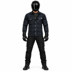 BOS Lumberjack Motorradhemd Herren Kariert mit CE-Protektoren und Aramid-Verstärkung