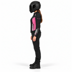 Damen-Motorradjacke mit CE-Protektoren und herausnehmbarem Futter – Sommer & Winter